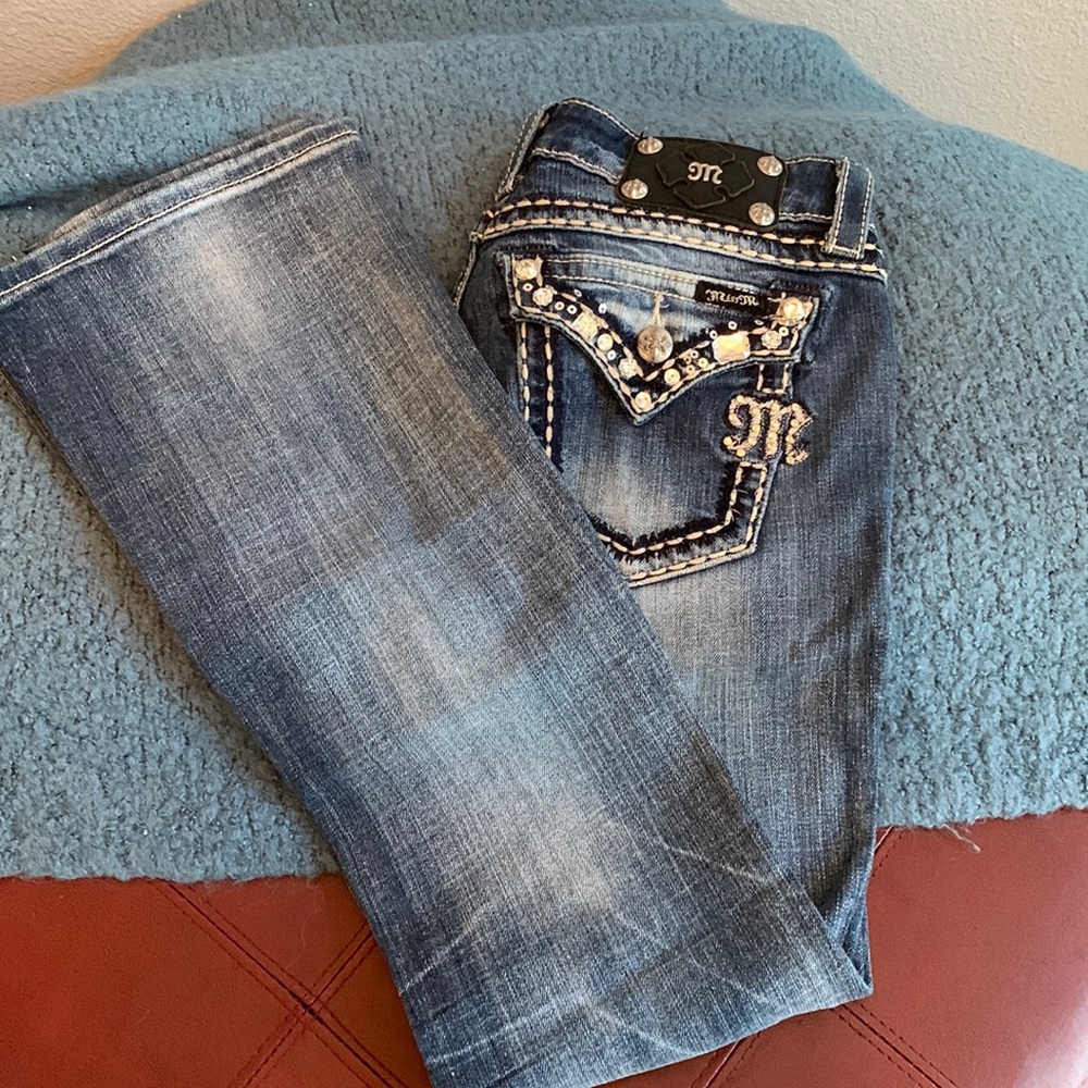 Miss Me Bootcut Crystal detailed Jeans